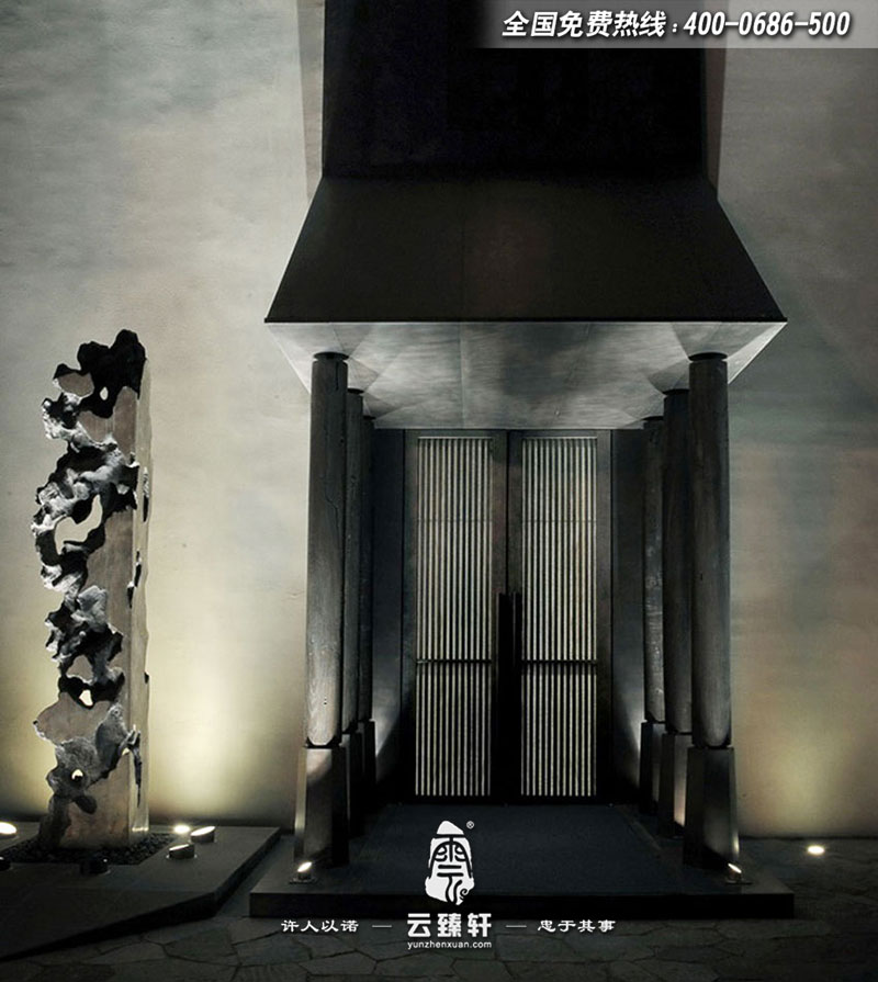 茶館門(mén)面裝修圖片