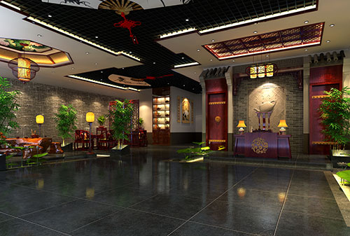 河南古典中式茶樓設(shè)計(jì)|有茗為伴，凡塵皆遠(yuǎn)