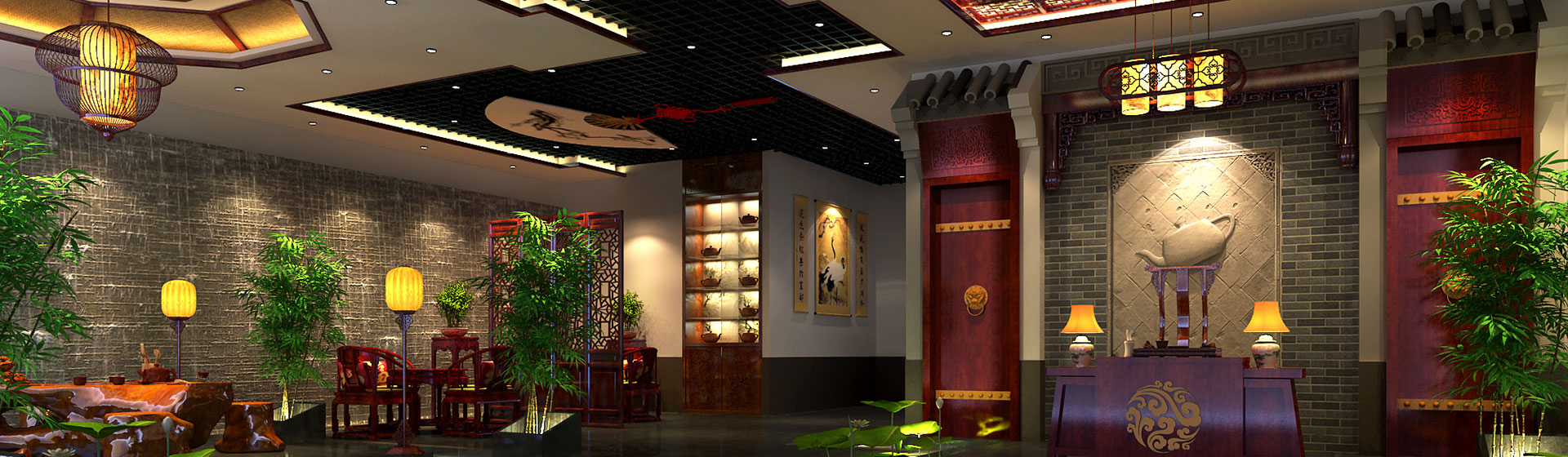 河南古典中式茶樓設(shè)計(jì)|有茗為伴，凡塵皆遠(yuǎn)